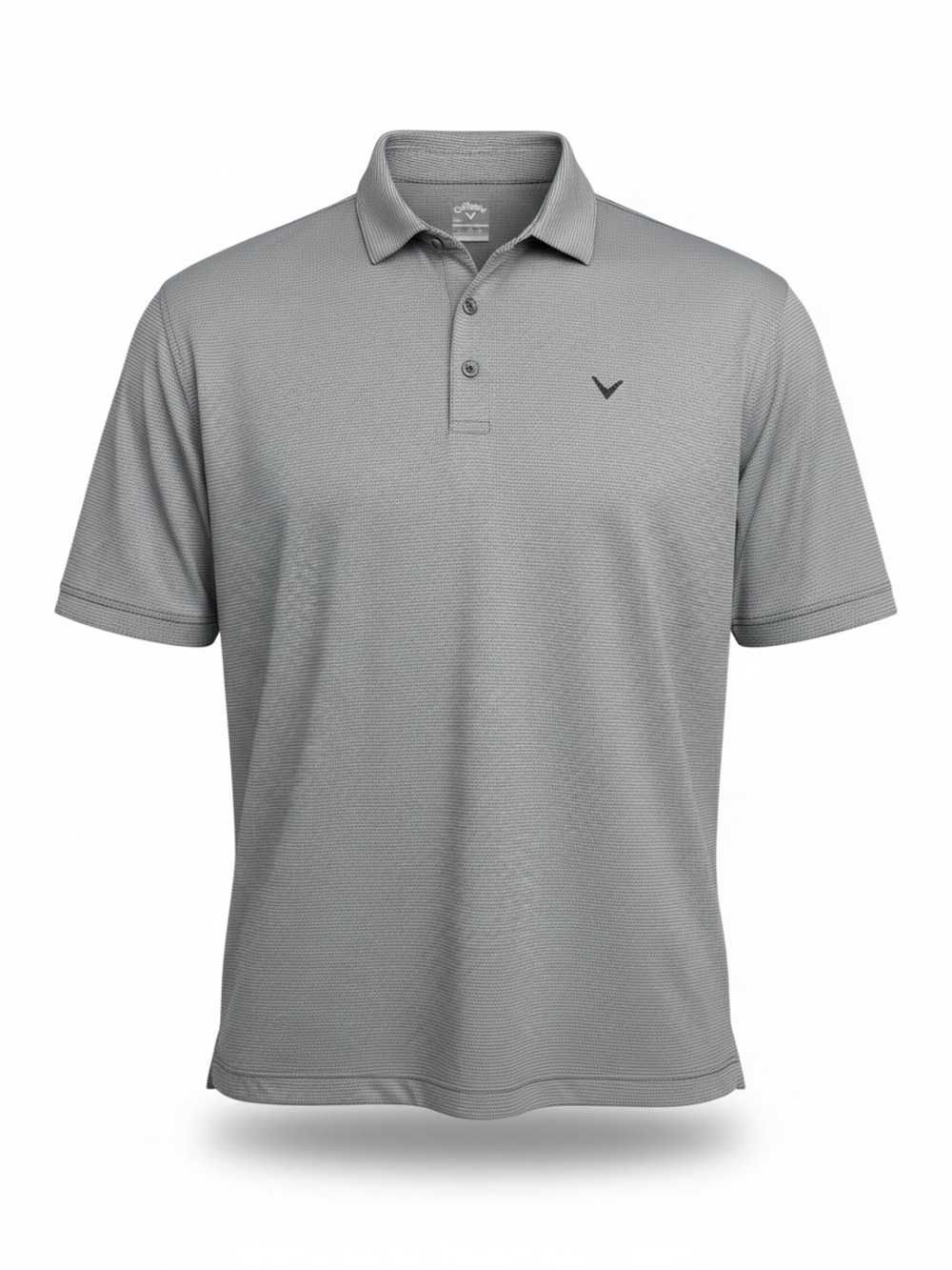 Callaway Opti Dri Golf Polo Shirt Men’s 3XL Gray Black Micro Stripe Performance